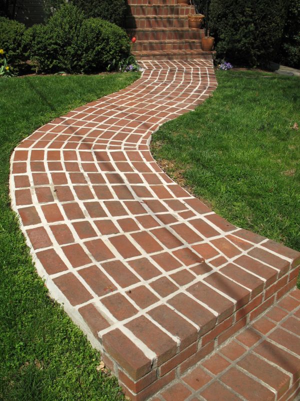 Finished Brick Pathway