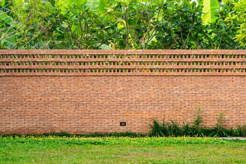 Brick Garden Wall